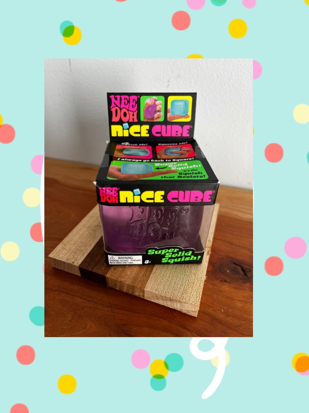 Nice Cube Super Solid Squish Needoh - Purple 💜
